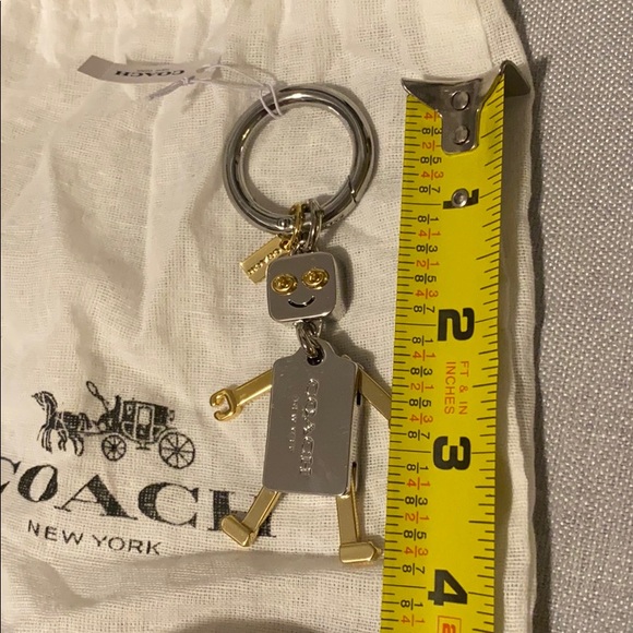 Authentic Coach Robot Keychain - Picture 2 of 2